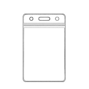 Clear Waterproof ID Card Holders with Sealable Zip Name Tag Badge